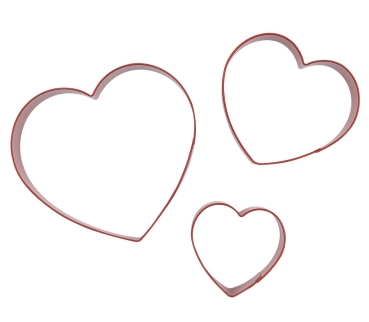Cookie Cutter Set - 3 Hearts